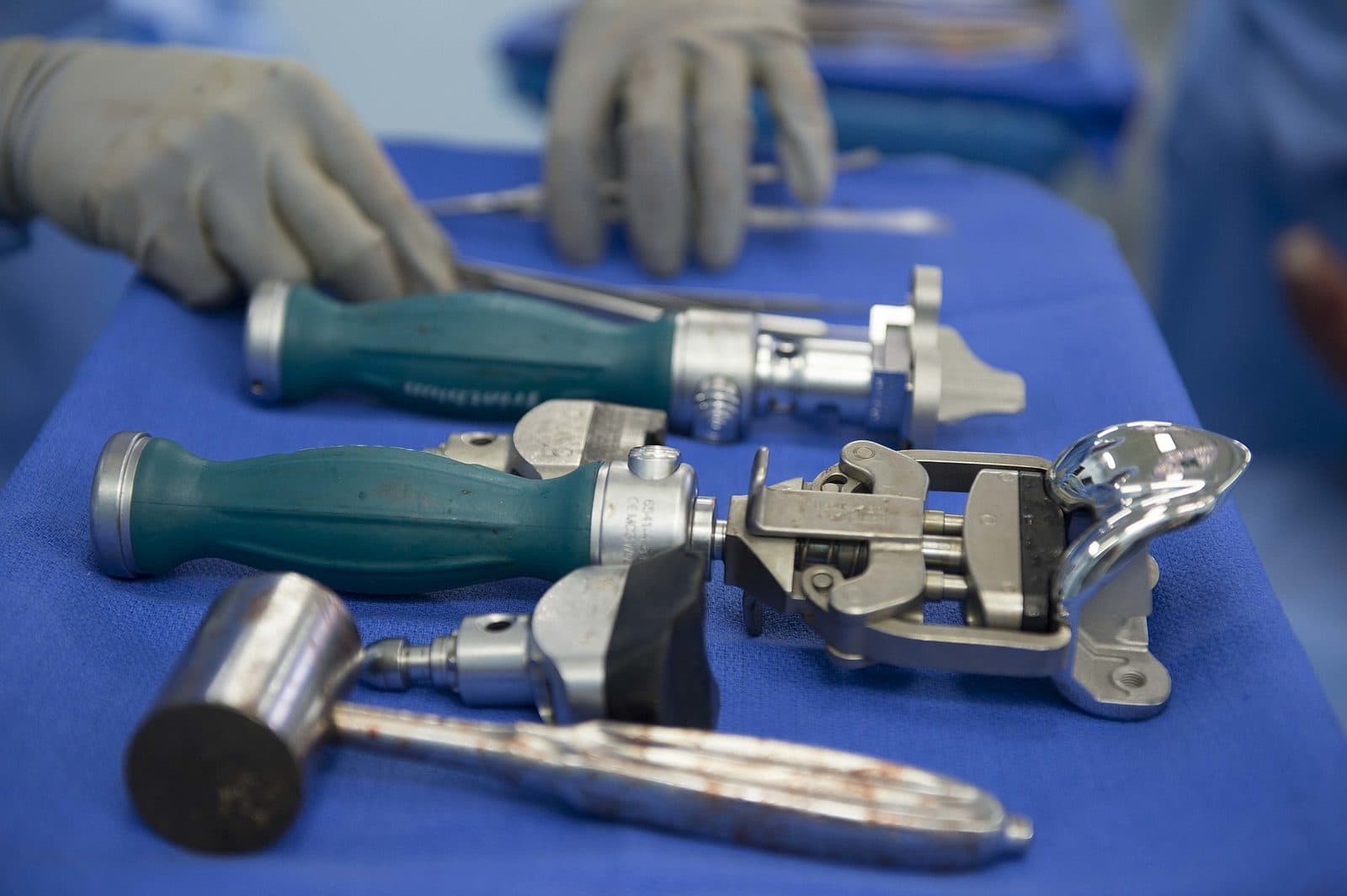 Orthopaedic joint replacement surgery being performed in Vietnam